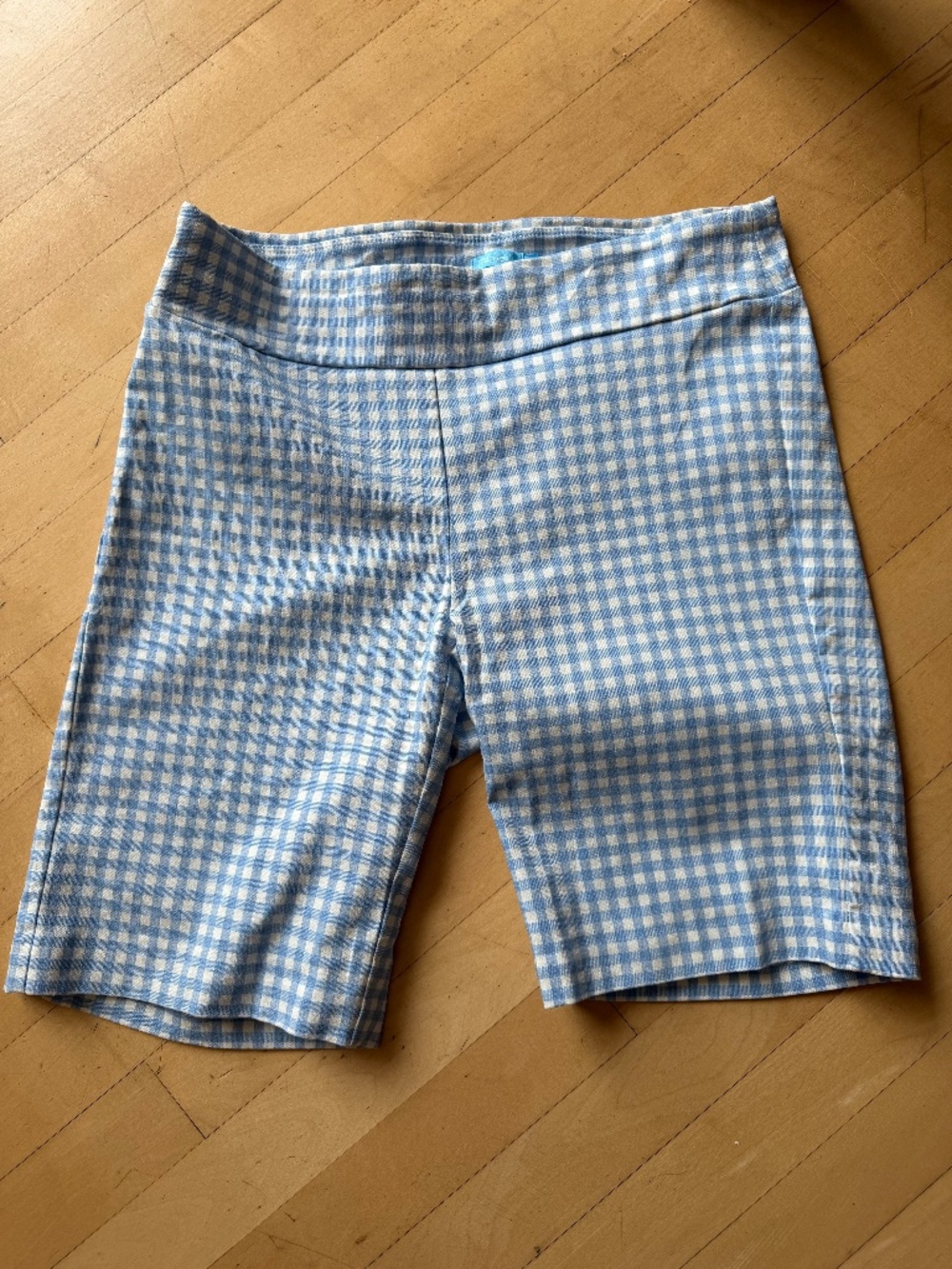 J. McLaughlin Masie gingham check 9" Bermuda shorts, 8, CB2637 - Picture 7 of 7